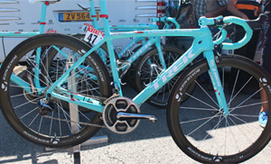 Leopard-Trek-Tour-de-france Leopard Trek-holdets cykel fra Tour de France i 2013.